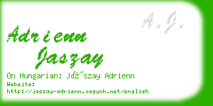 adrienn jaszay business card